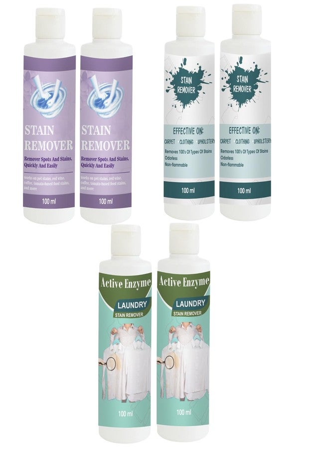 مجموعة مزيل البقع من توفوس: عبوة من قطعتين باللون البنفسجي، وعبوة من قطعتين باللون السماوي، وعبوة من قطعتين باللون الفستقي، ومزيل بقع الفستقي | محلول تنظيف متعدد الأسطح للملابس والأقمشة والمفروشات (100 غرام لكل عبوة) - Image 1